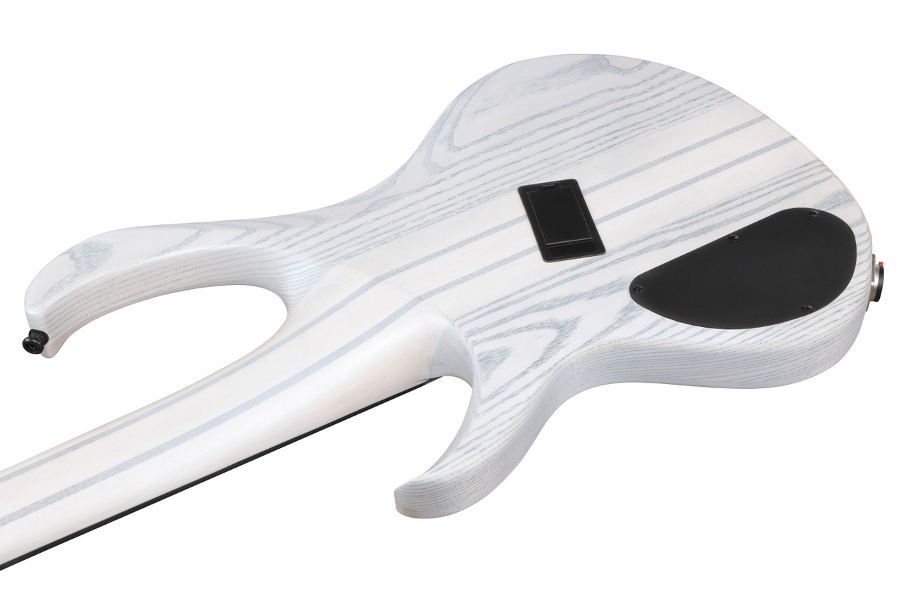 Ibanez BTB Bass Workshop 5 String Electric Bass w/Case Multi scale - Transparent White Flat (BTB865MSTWF)