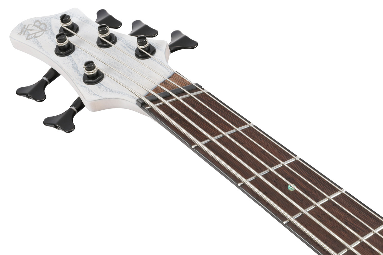 Ibanez BTB Bass Workshop 5 String Electric Bass w/Case Multi scale - Transparent White Flat (BTB865MSTWF)