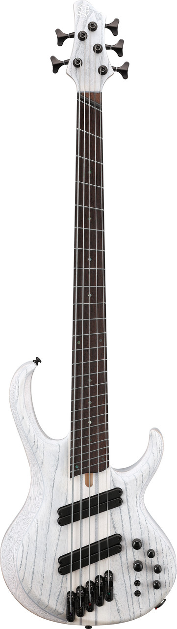 Ibanez BTB Bass Workshop 5 String Electric Bass w/Case Multi scale - Transparent White Flat (BTB865MSTWF)