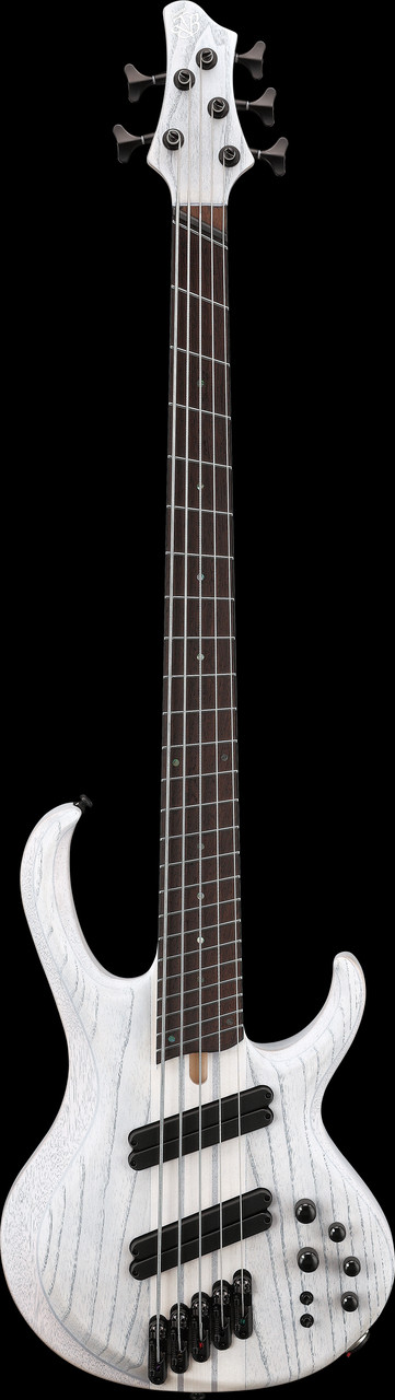 Ibanez BTB Bass Workshop 5 String Electric Bass w/Case Multi scale - Transparent White Flat (BTB865MSTWF)