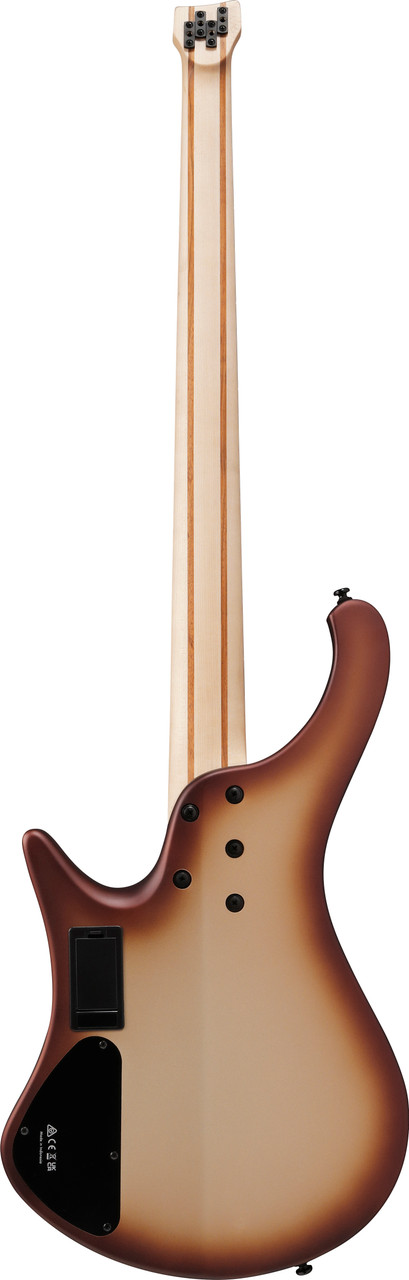 Ibanez EHB Ergonomic Headless Bass 4 String - Charred Champagne Burst Matte (EHB600CCM)