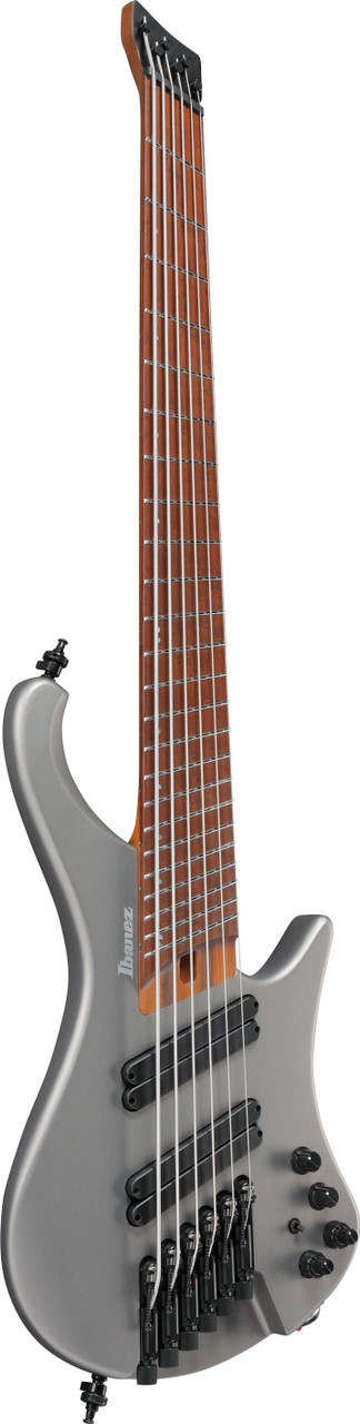 Ibanez EHB Ergonomic Headless Bass 6 String w/Bag Multi Scale - Metallic Gray Matte (EHB1006MSMGM)