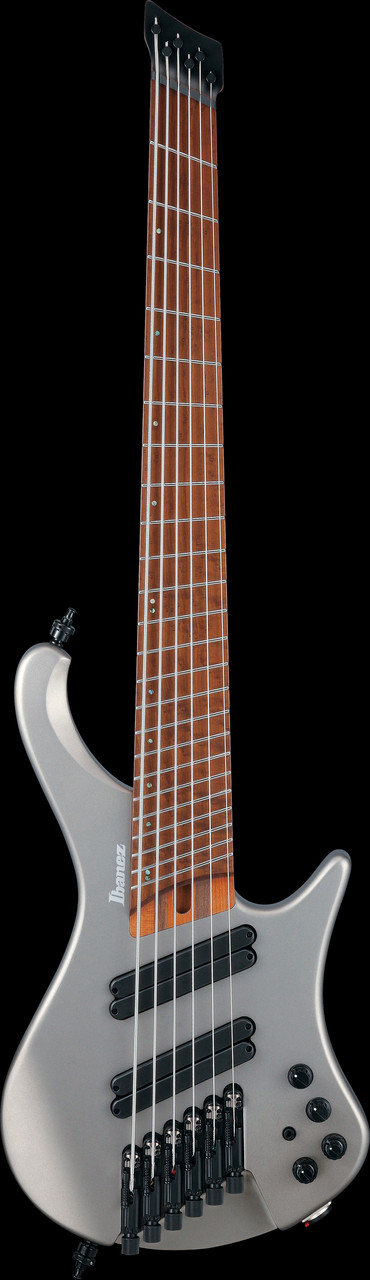 Ibanez EHB Ergonomic Headless Bass 6 String w/Bag Multi Scale - Metallic Gray Matte (EHB1006MSMGM)
