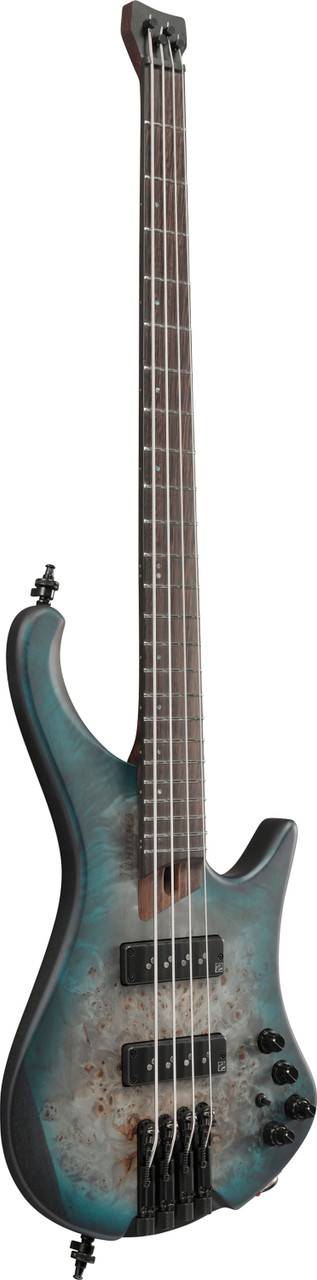 Ibanez EHB Ergonomic Headless Bass 4 String w/Bag - Cosmic Blue Starburst Flat (EHB1500CTF)