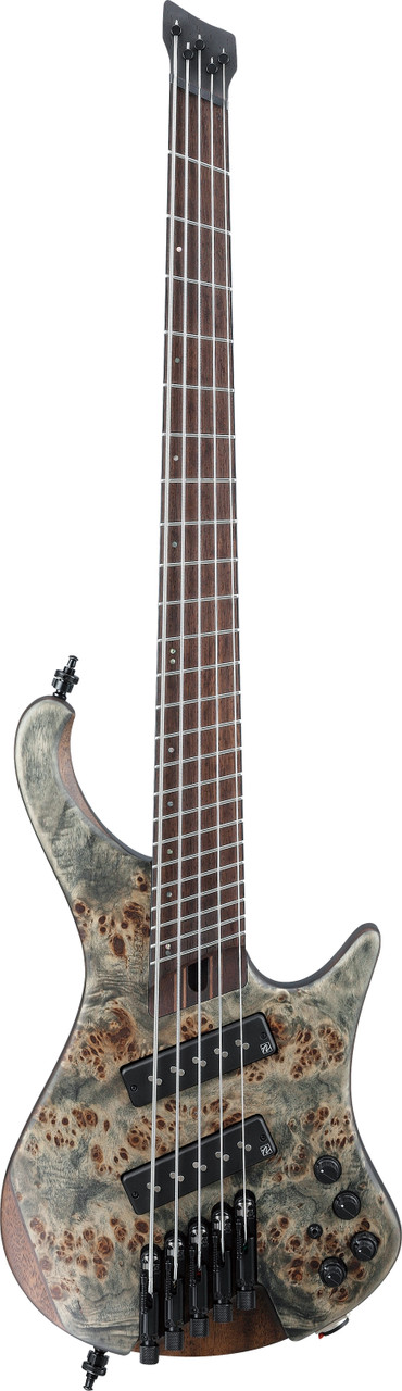Ibanez EHB Ergonomic Headless Bass 5 String w/Bag - Black Ice Flat (EHB1505MSBIF)