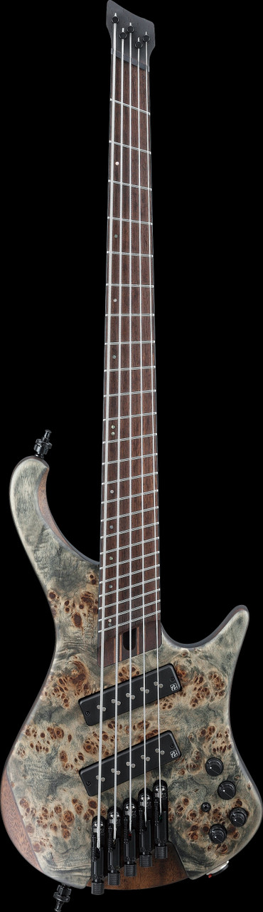 Ibanez EHB Ergonomic Headless Bass 5 String w/Bag - Black Ice Flat (EHB1505MSBIF)