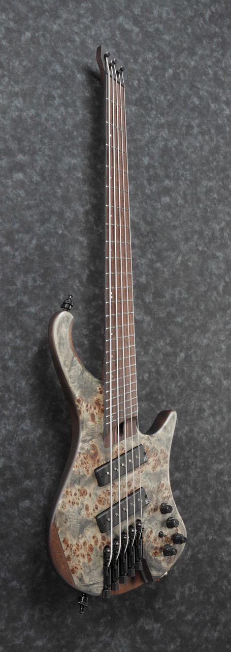 Ibanez EHB Ergonomic Headless Bass 5 String w/Bag - Black Ice Flat (EHB1505MSBIF)