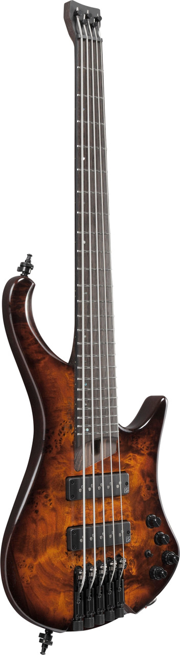Ibanez EHB Ergonomic Headless Bass 5 String w/Bag - Dragon Eye Burst Low Gloss (EHB1505SDEL)