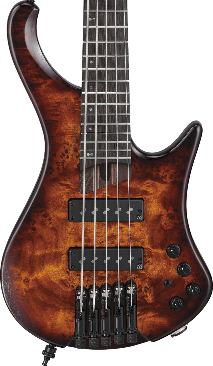 Ibanez EHB Ergonomic Headless Bass 5 String w/Bag - Dragon Eye Burst Low Gloss (EHB1505SDEL)