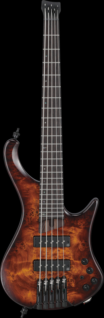 Ibanez EHB Ergonomic Headless Bass 5 String w/Bag - Dragon Eye Burst Low Gloss (EHB1505SDEL)