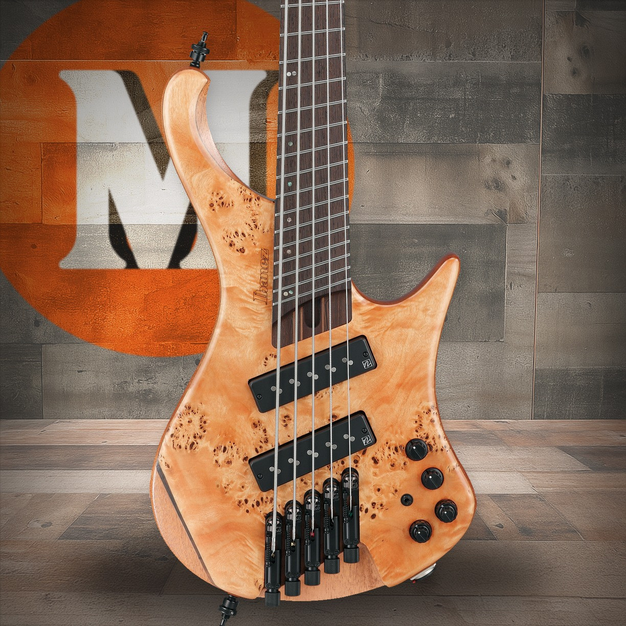 Ibanez EHB Ergonomic Headless Bass 5 String w/Bag Multi Scale - Florid Natural Low Gloss (EHB1505SMSFNL)