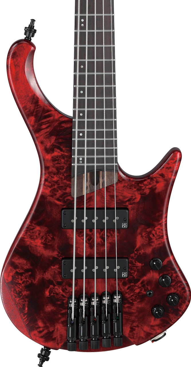 Ibanez EHB Ergonomic Headless Bass 5 String w/Bag - Stained Wine Red Low Gloss (EHB1505SWL)
