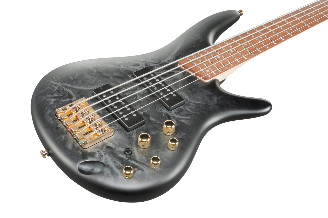 Ibanez SR Standard 5 String Electric Bass - Black Ice Frozen Matte (SR305EDXBZM)