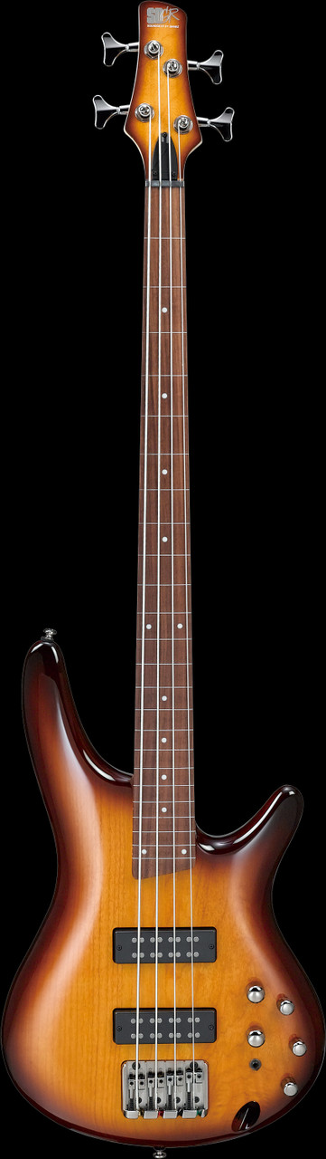 Ibanez SR Standard 4str Electric Bass - Fretless - Brown Burst (SR370EFBBT)|Musician Madness