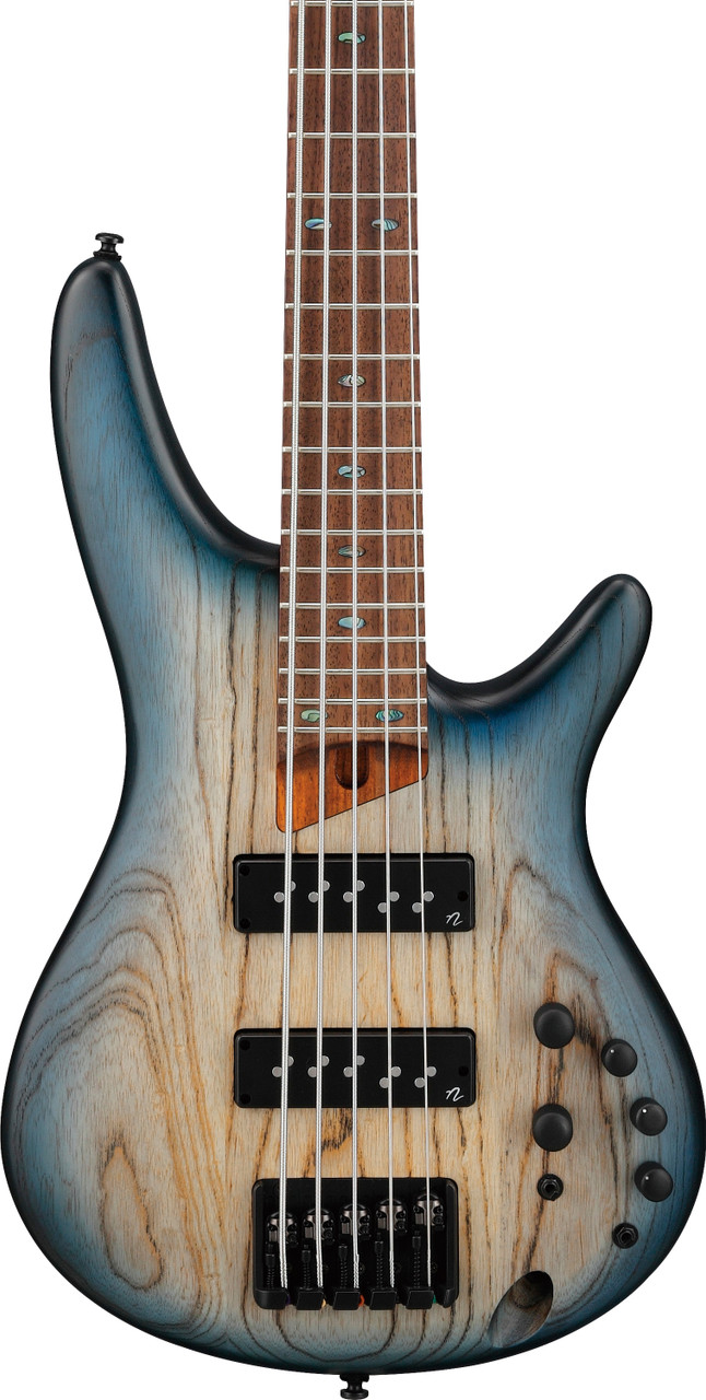 Ibanez SR Standard 5str Electric Bass - Cosmic Blue Starburst Flat (SR605ECTF)|Musician Madness