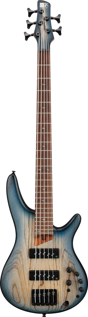 Ibanez SR Standard 5str Electric Bass - Cosmic Blue Starburst Flat (SR605ECTF)|Musician Madness