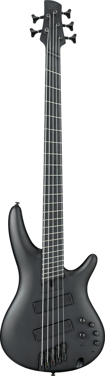 Ibanez SR Iron Label 5str Electric Bass - Multiscale - Black Flat (SRMS625EXBKF)|Musician Madness