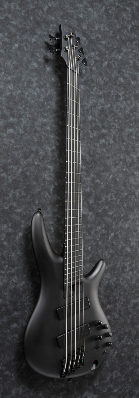 Ibanez SR Iron Label 5str Electric Bass - Multiscale - Black Flat (SRMS625EXBKF)|Musician Madness
