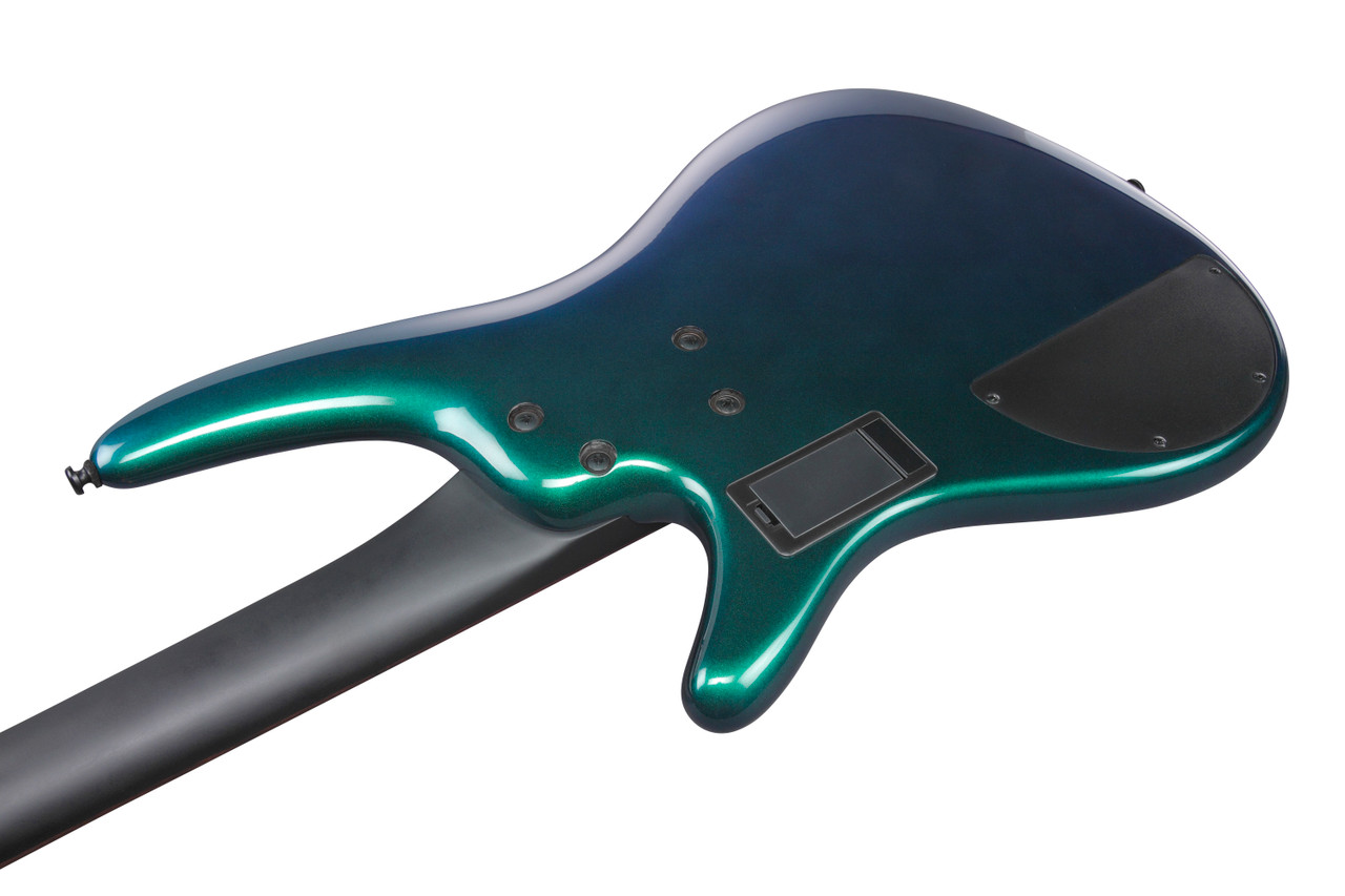 Ibanez SR Bass Workshop 4str Electric Bass - Multiscale - Blue Chameleon (SRMS720BCM)|Musician Madness