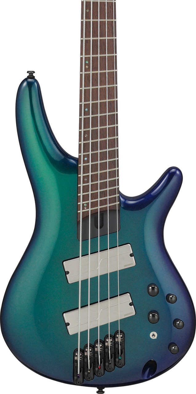 Ibanez SR Bass Workshop 5str Electric Bass - Multiscale - Blue Chameleon (SRMS725BCM)|Musician Madness