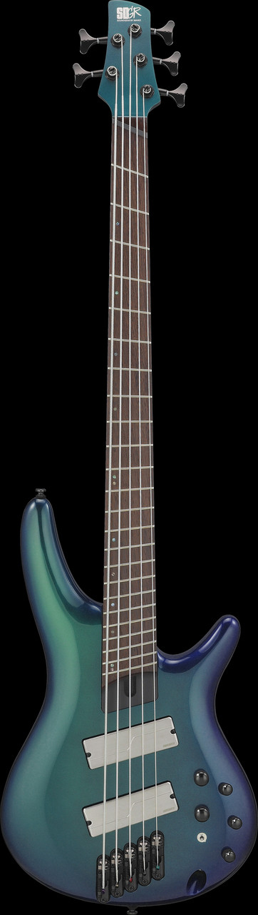 Ibanez SR Bass Workshop 5str Electric Bass - Multiscale - Blue Chameleon (SRMS725BCM)|Musician Madness