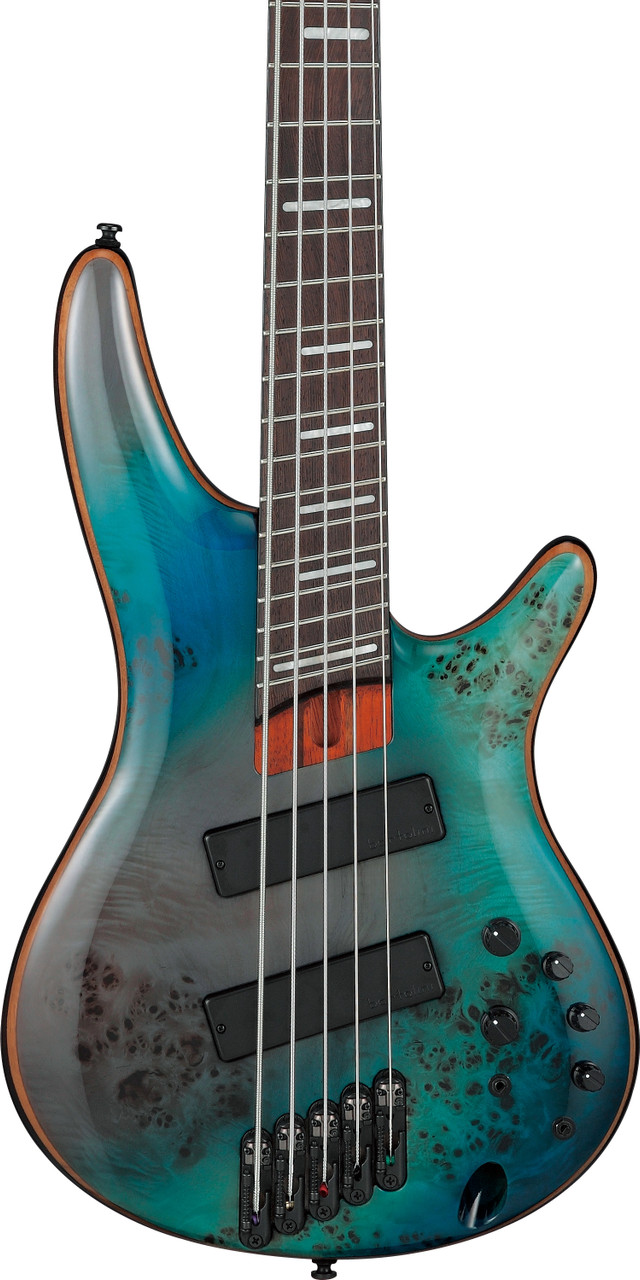 Ibanez SR Bass Workshop 5str Electric Bass - Multiscale - Tropical Seafloor (SRMS805TSR)|Musician Madness