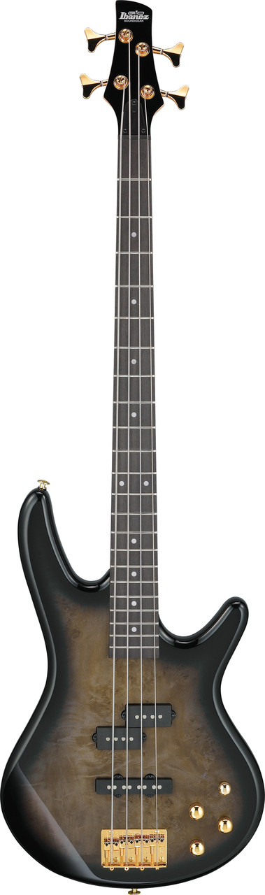 Ibanez Gio SR 4str Electric Bass - Transparent Pale Black Burst (GSR200PCTPB)|Musician Madness