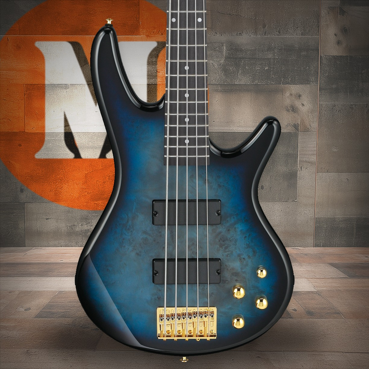 Ibanez Gio SR 5str Electric Bass - Transparent Marine Burst (GSR205PCTMU)|Musician Madness