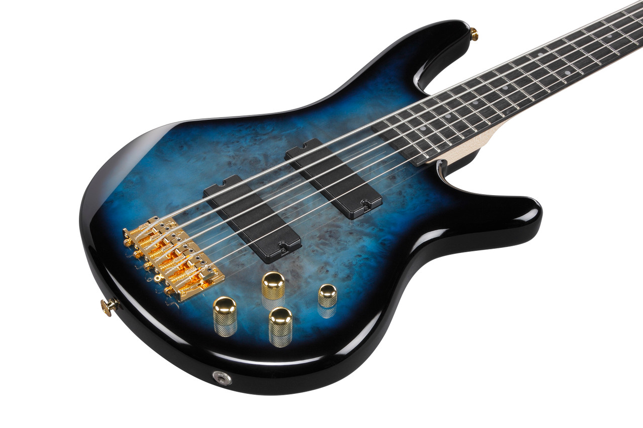 Ibanez Gio SR 5str Electric Bass - Transparent Marine Burst (GSR205PCTMU)|Musician Madness