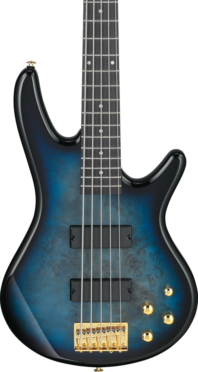 Ibanez Gio SR 5str Electric Bass - Transparent Marine Burst (GSR205PCTMU)|Musician Madness