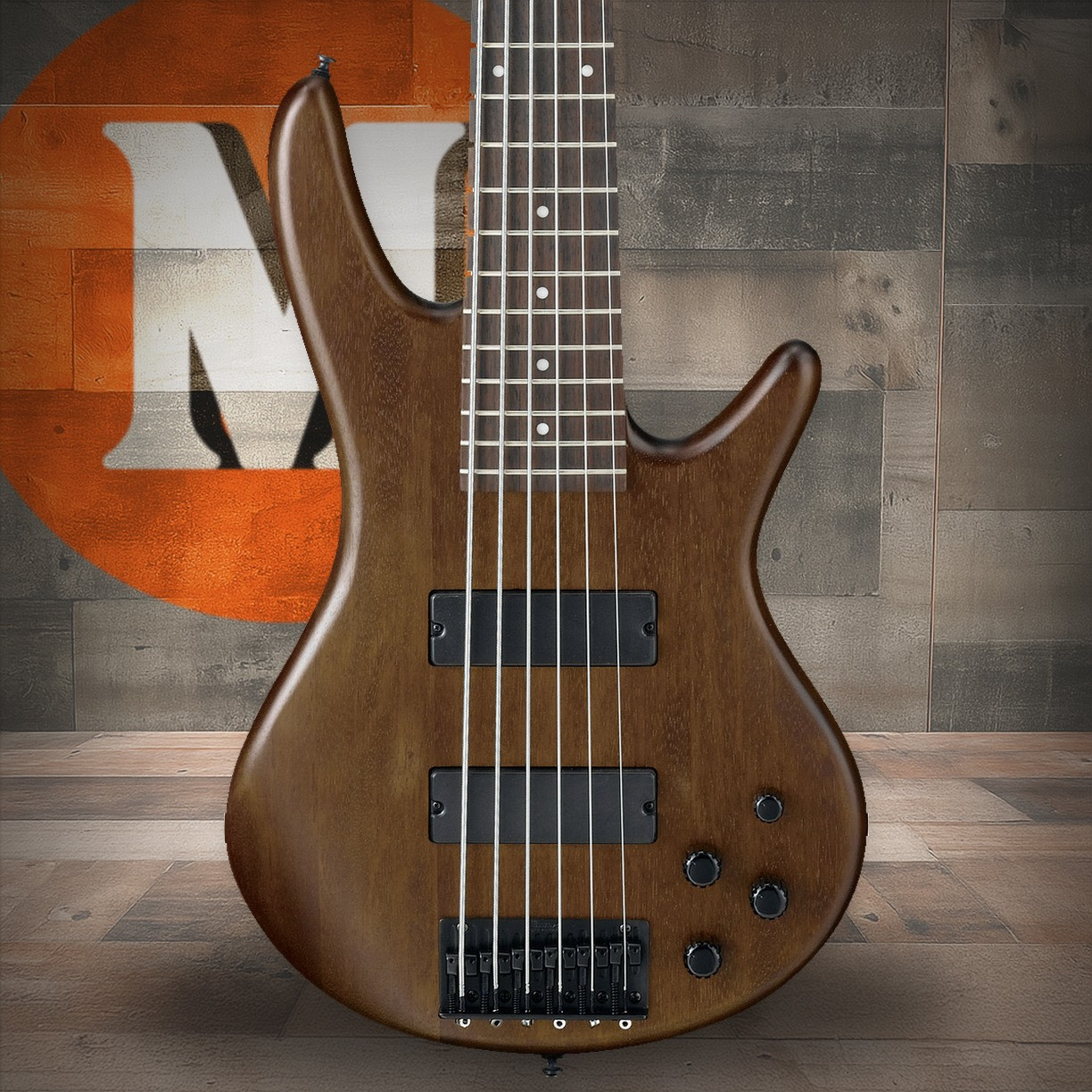 Ibanez Gio SR 6str Electric Bass - Walnut Flat (GSR206BWNF)|Musician Madness