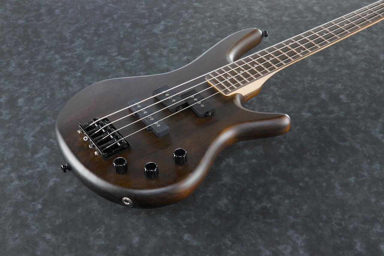 Ibanez Gio SR miKro "Short Scale" 4str Electric Bass - Walnut Flat (GSRM20BWNF)|Musician Madness