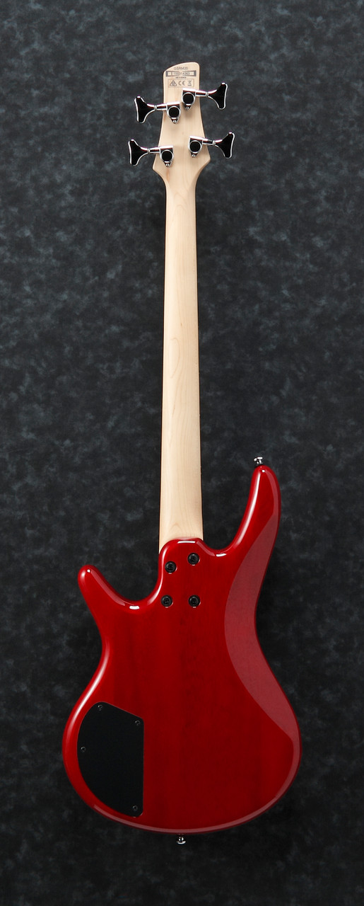 Ibanez Gio SR miKro "Short Scale" 4str Electric Bass - Transparent Red (GSRM20TR)|Musician Madness