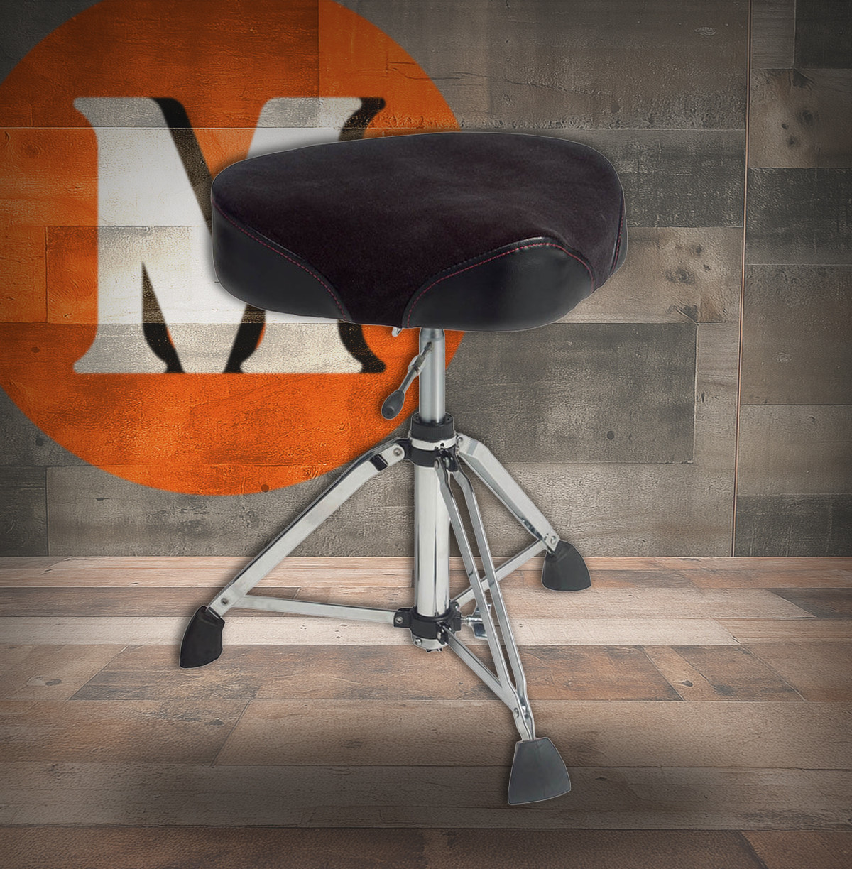Gibraltar 9000 Series 16" Hydraulic Cordura Saddle Drum Throne (9608HM) | Musician Madness