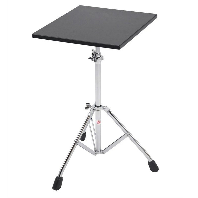 Gibraltar Workstation Elliptical Leg Base 2-Tier Stand with 15 inch. x 18 inch. Mounted Table (77WKST) | Musician Madness