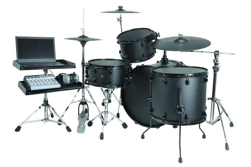 Gibraltar 16" x 10" Sidekick Essentials Fiberglass Table with Stand (G-PSES) | Musician Madness