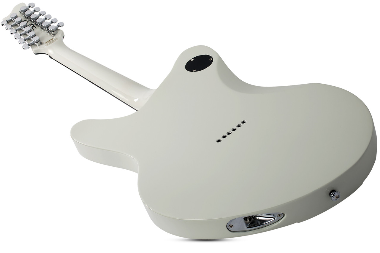 Schecter Robert Smith Ultracure XII electric guitar featuring a 12-string configuration, signature Ultracure body design, high-output pickups, and the atmospheric tonal character associated with Robert Smith of The Cure.