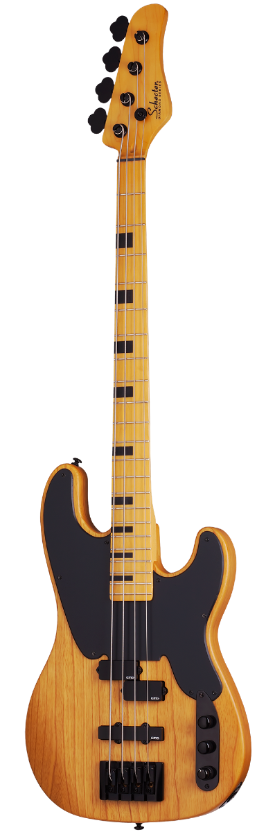 Schecter Model-T Session Bass – Aged Natural Satin (2848) | Musician Madness