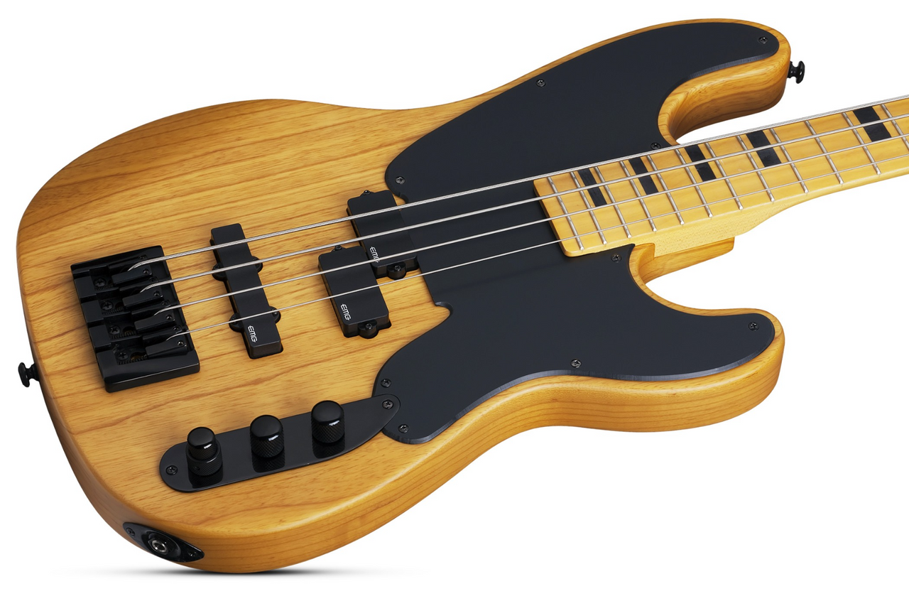 Schecter Model-T Session Bass – Aged Natural Satin (2848) | Musician Madness