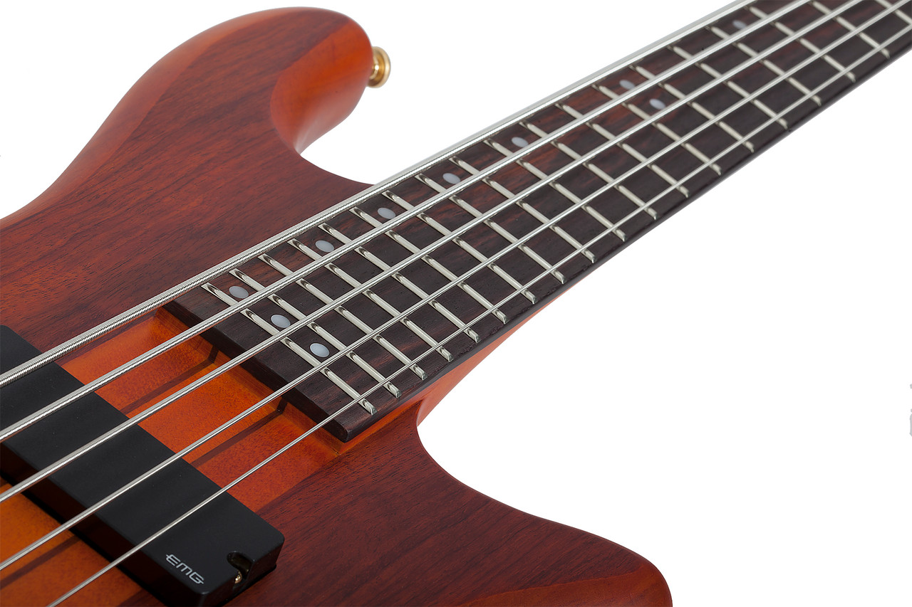 Schecter Stiletto Studio Bass Guitar - Honey Satin (2720) | Musician Madness