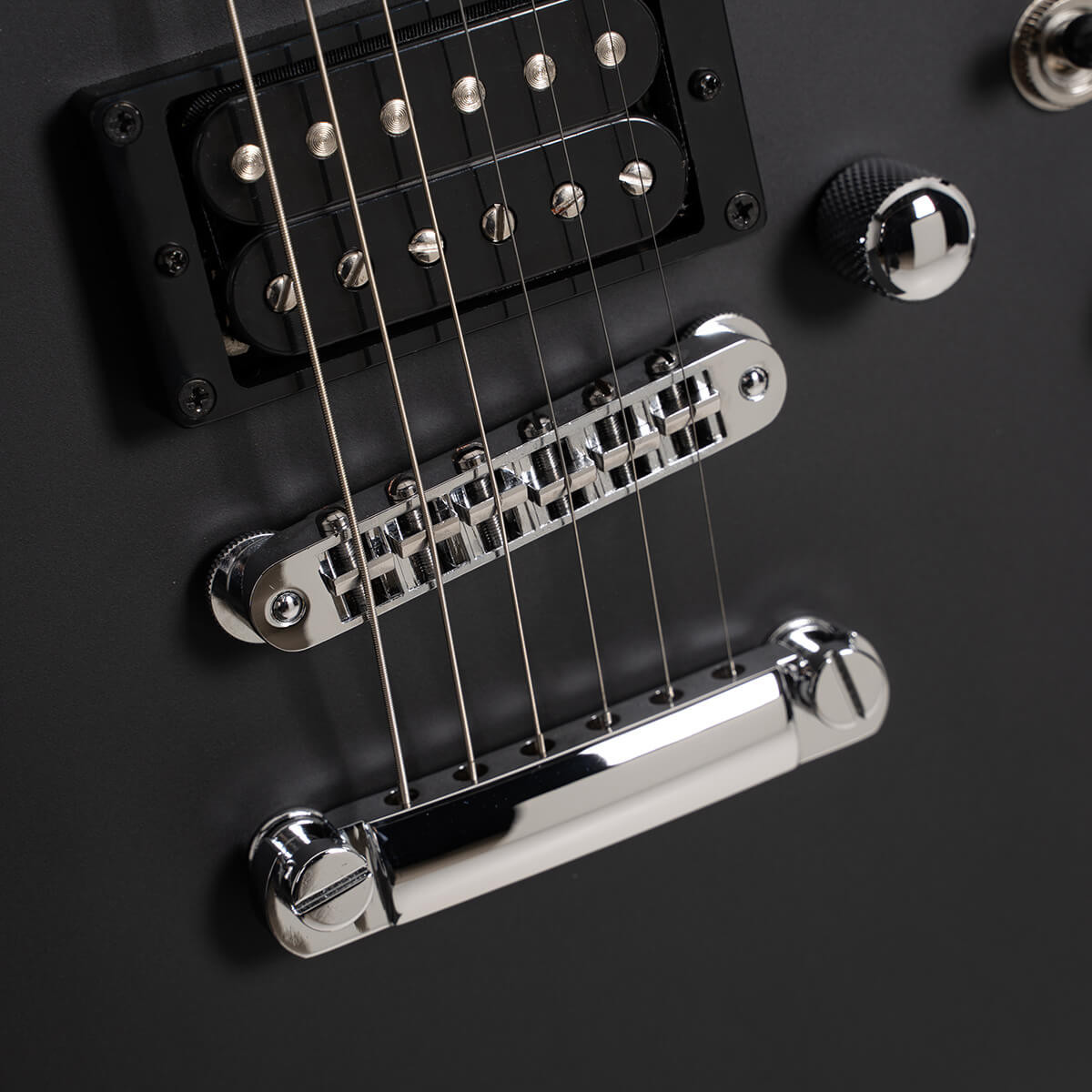 Cort Manson MBM-2H  Electric Guitar - Satin Black (MBM2HBLACK) | Musician Madness
