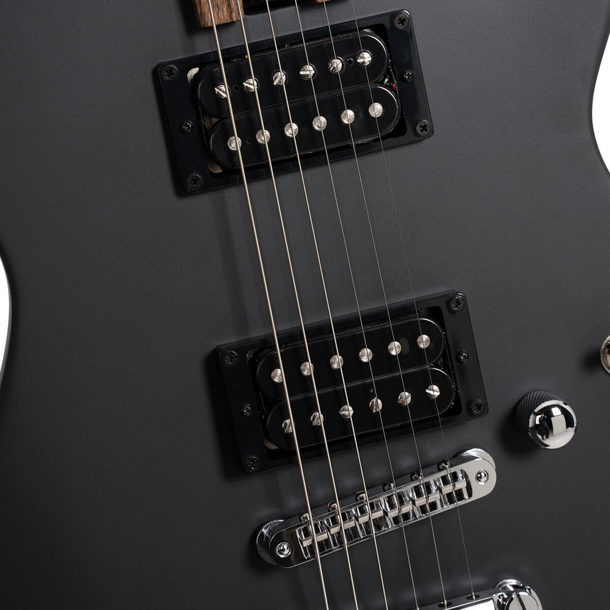 Cort Manson MBM-2H  Electric Guitar - Satin Black (MBM2HBLACK) | Musician Madness