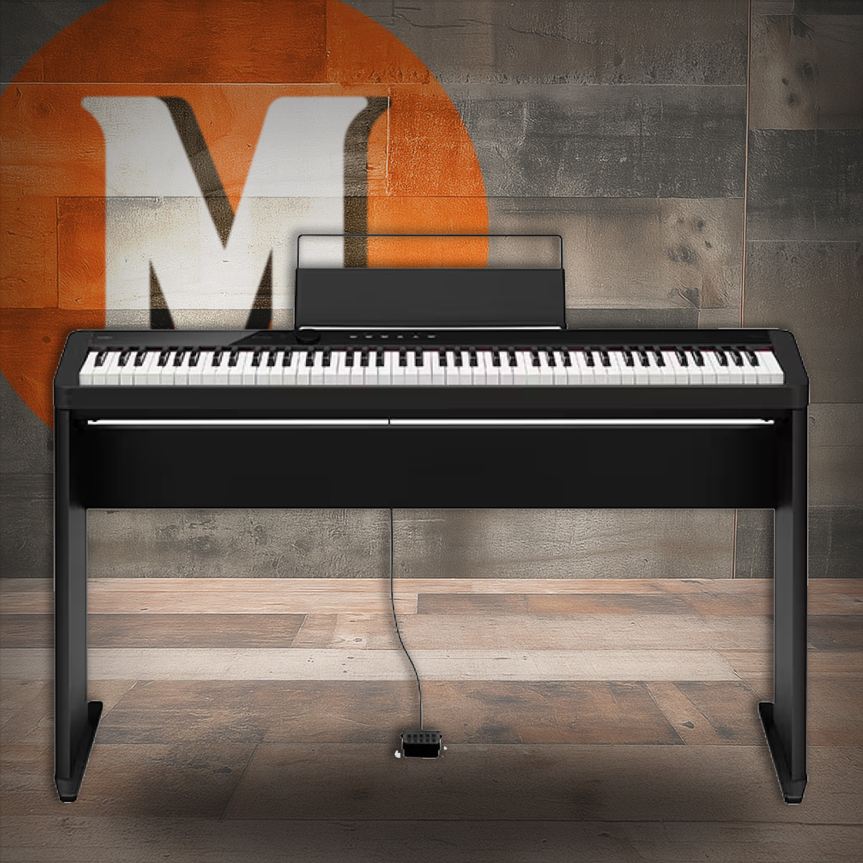 Casio Privia PX-S1100 Digital Piano Black with CS68 Stand (PX-S1100CS)