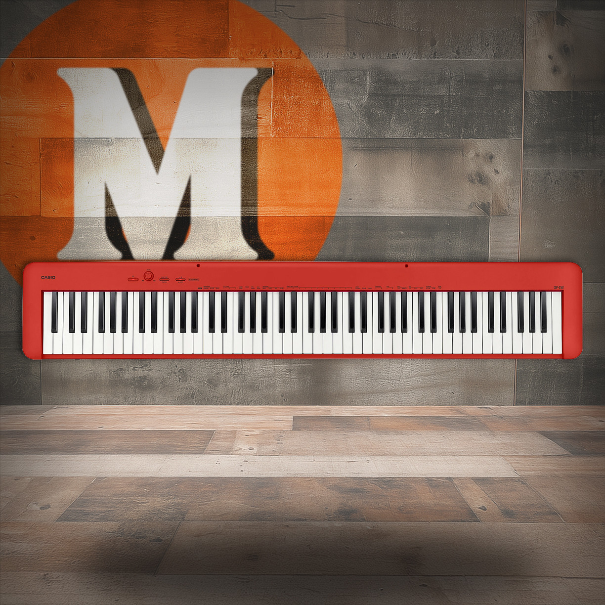 Casio CDP-S160 Compact Digital Piano Red (CDP-S160RD) | Musician Madness
