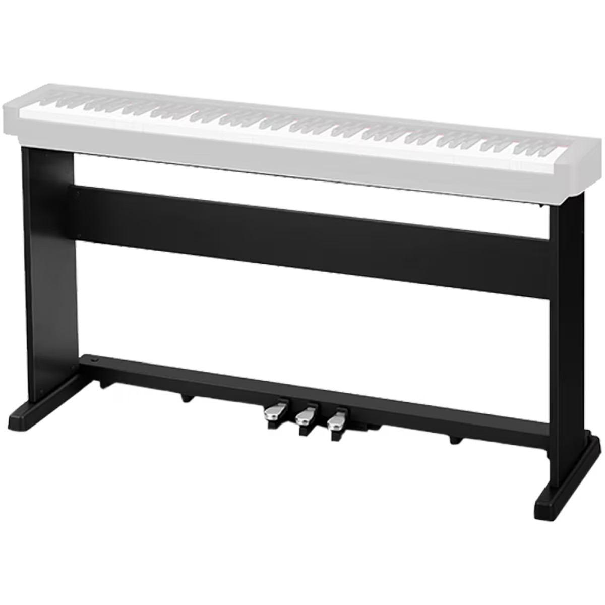 Casio CS470P Black Stand for CDP-S150 / S160 / S350 / S360 w/ 3 Fixed Pedals (CS470P) | Musician Madness