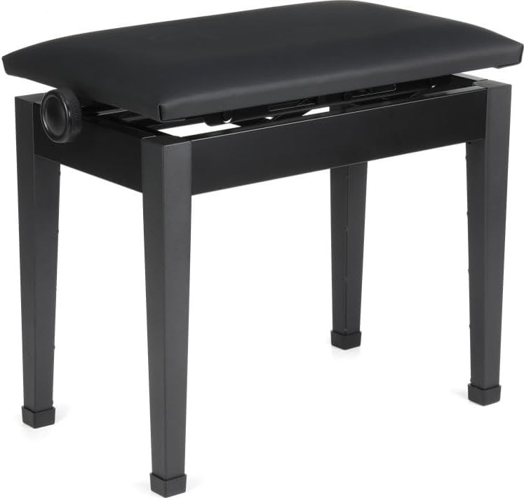 Casio CB-30BK Black Height-Adjustable Metal Artist Bench (CB-30BK) | Musician Madness