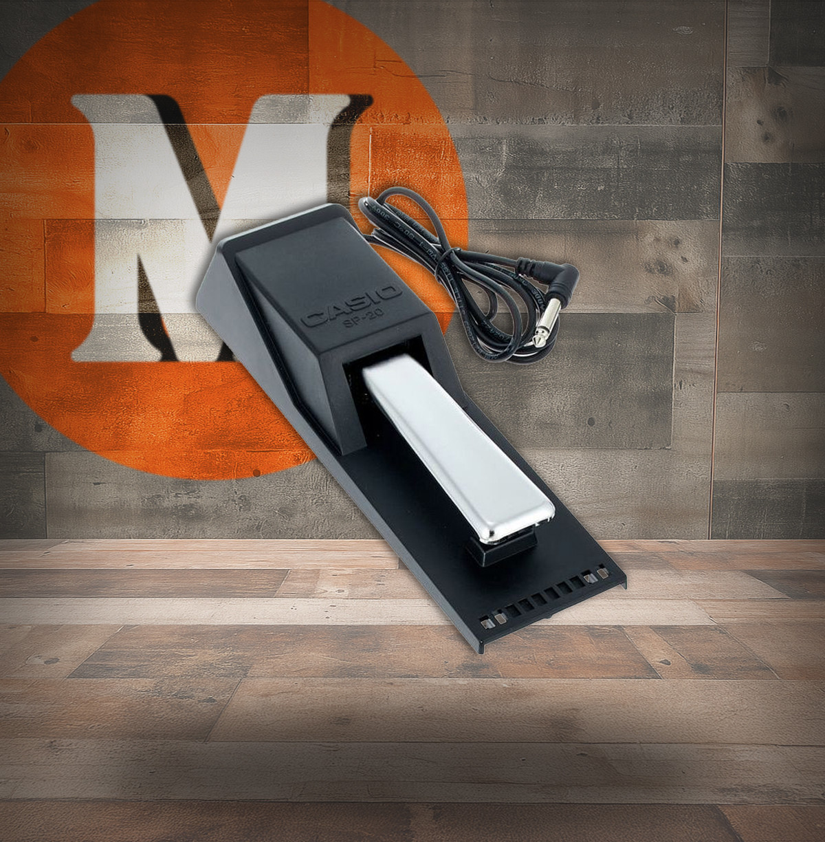 Casio SP20 Piano-Style Sustain Pedal for all Casio Keyboards and Digital Pianos with a Pedal Jack (SP20)