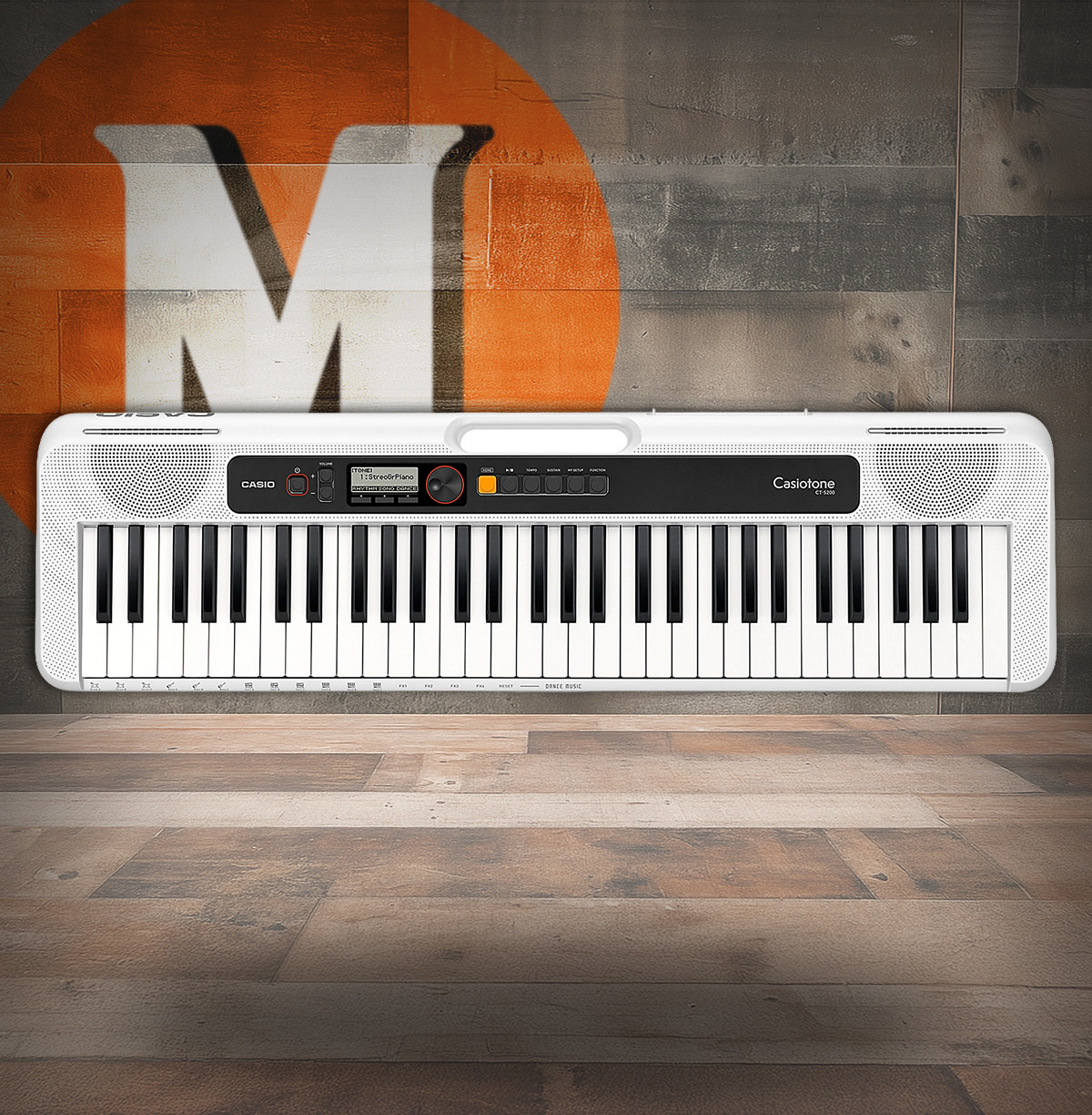 Casio Casiotone CT-S200 61-Key Digital Keyboard - White (CT-S200WE)