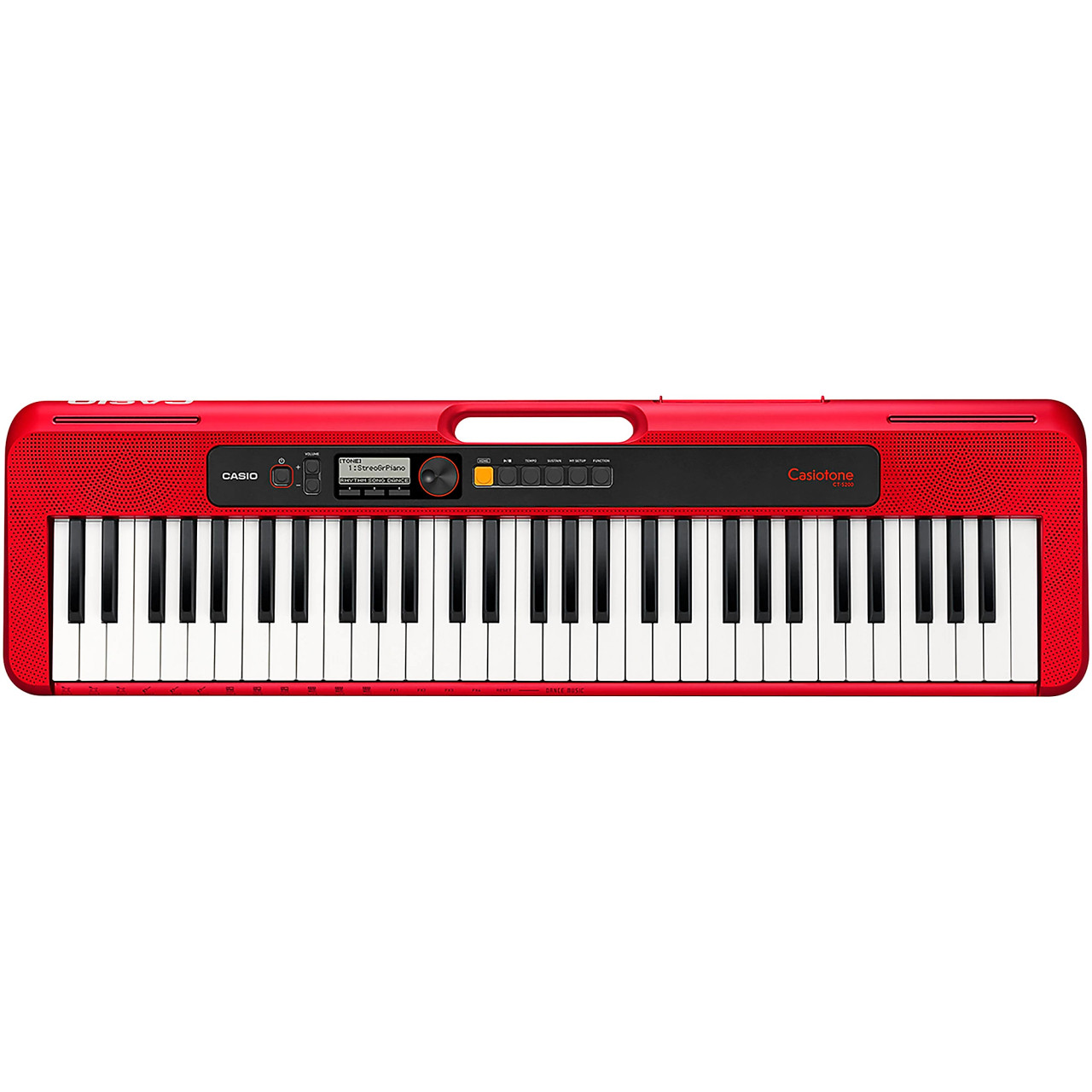 Casio Casiotone CT-S200 61-Key Digital Keyboard - Red (CT-S200RD) | Musician Madness