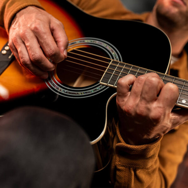 Washburn WA90CEVSB Dreadnought Acoustic Electric Guitar - Tobacco Burst (WA90CEVSB-U)